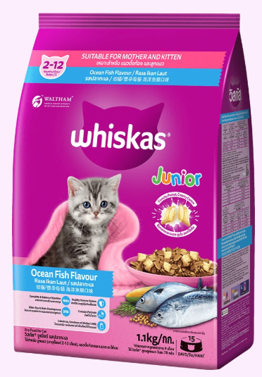 Whiskas Kitten (Junior) Dry Cat Food 1kg/6.5kg
